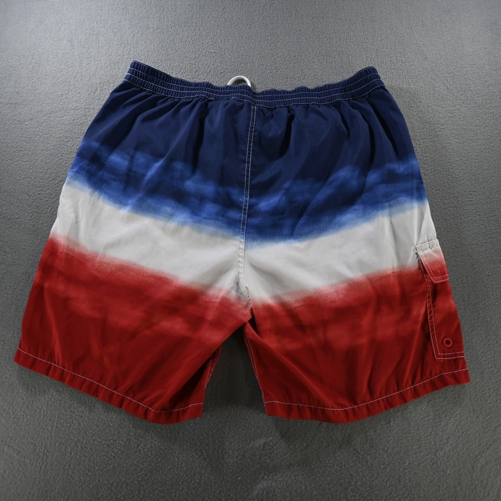 Polo Ralph Lauren Mens Ombre Americana Swim Trunks XXL Red White Blue USA - Picture 8 of 12